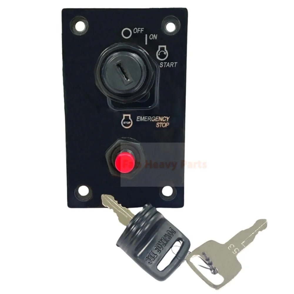 Outboard Single Ignition Key Switch Panel Top Control Box 37100 - 96J24 Fits for Suzuki - Fab Heavy Parts