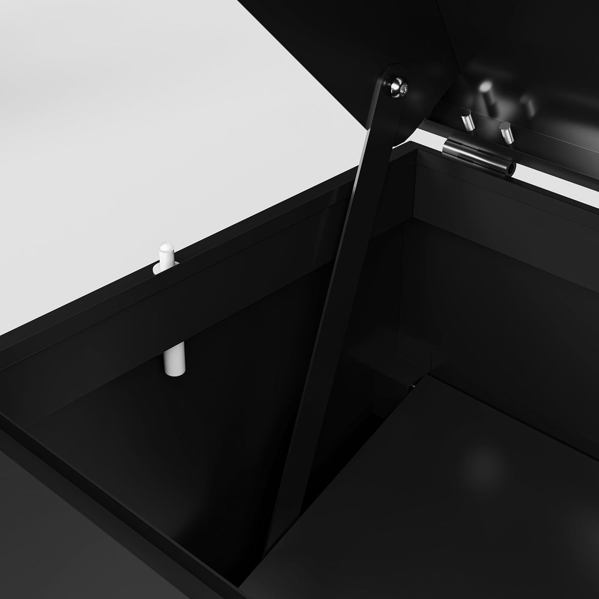 Outdoor Parcel Drop Box with Mechanical Lock 36.6'' x 15.75'' x 15.75'' Burglar Resistant Stopper - Fab Heavy Parts