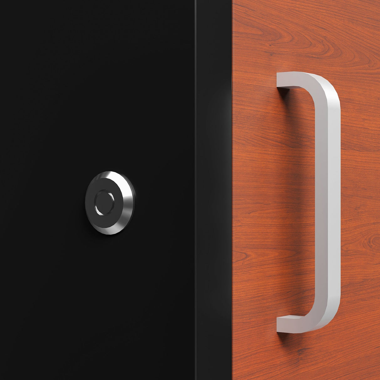 Outdoor Parcel Drop Box with Mechanical Lock 36.6'' x 15.75'' x 15.75'' Burglar Resistant Stopper - Fab Heavy Parts