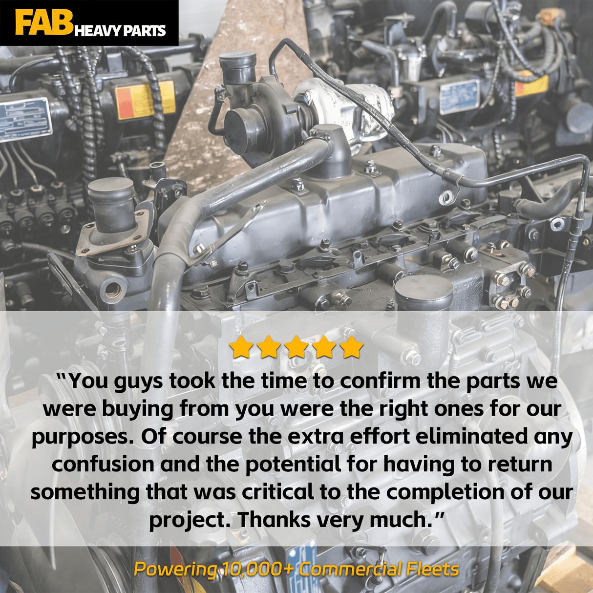 Overhaul Rebuild Kit for Cummins Engine ISF3.8 QSF3.8 - Fab Heavy Parts