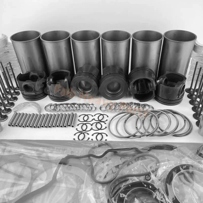 Overhaul Rebuild Kit for Hino J08E J08ET Engine Kobelco Excavator SK260 - 8 SK330 - 8 SK350 - 8 - Fab Heavy Parts