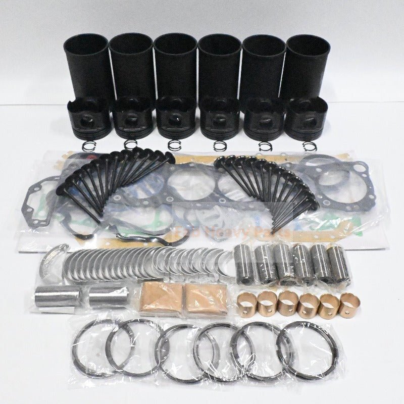 Overhaul Rebuild Kit for Hino J08E - VC Engine With Full Gasket Set - Fab Heavy Parts