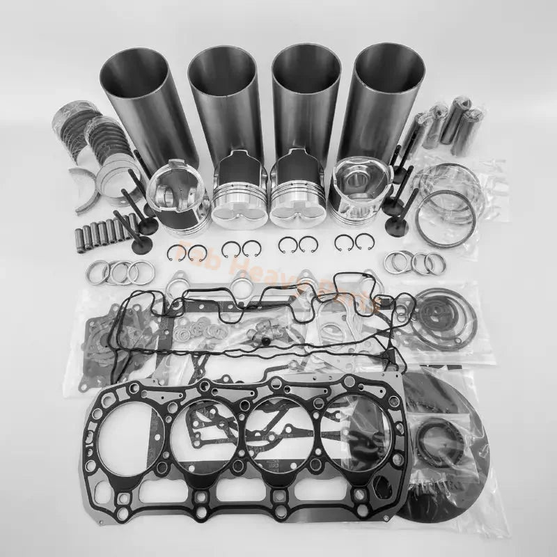 Overhaul Rebuild Kit for Shibaura Engine N844L N844T N844LT Fits Case SR160 SR175 SV185 Skid Steer Loader