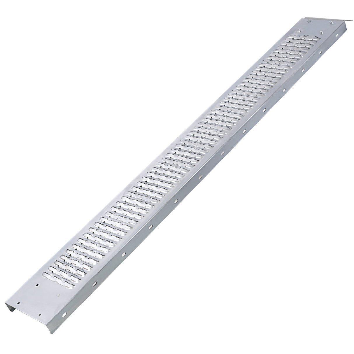 Pack of 2 77" L 960lbs Capacity Loading Ramps with 4pcs Pedal - Silver - Fab Heavy Parts