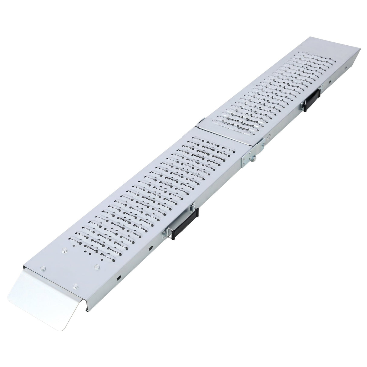 Pack of 2 Loading Ramps Folding 950 lbs Max Size 63'' - Silver - Fab Heavy Parts