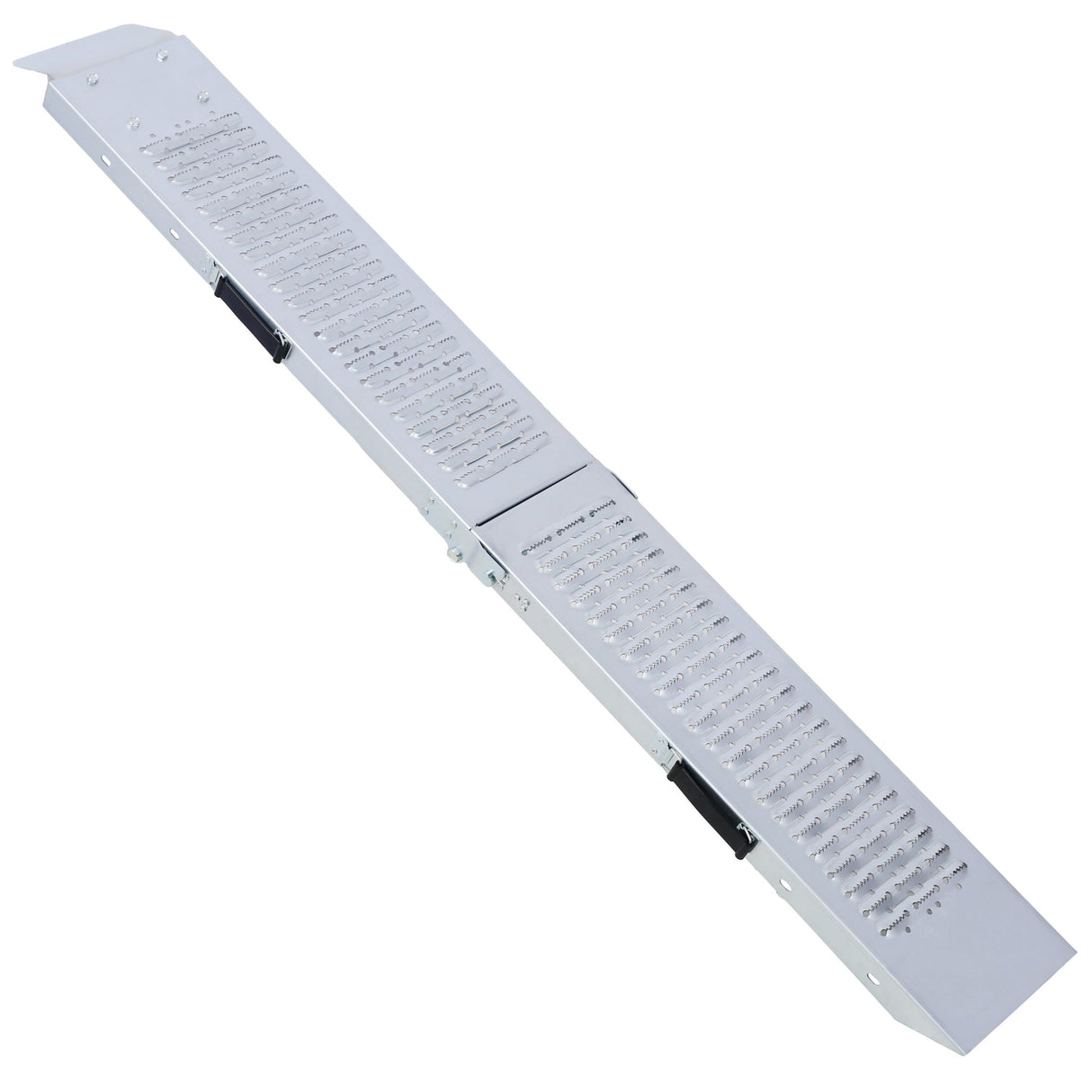 Pack of 2 Loading Ramps Folding 950 lbs Max Size 63'' - Silver - Fab Heavy Parts