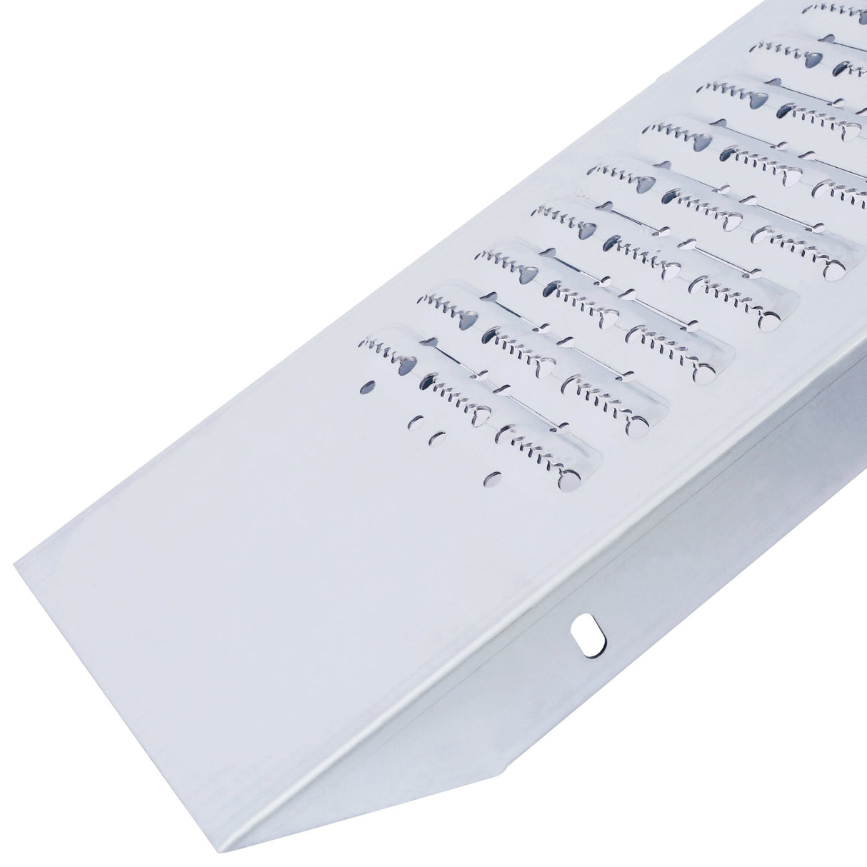 Pack of 2 Loading Ramps Folding 950 lbs Max Size 71'' - Silver - Fab Heavy Parts
