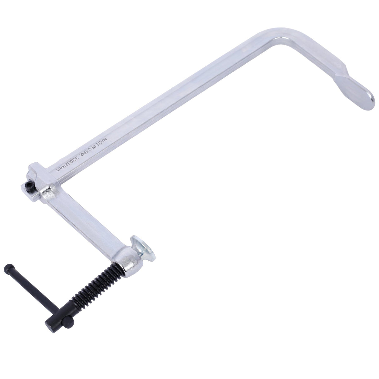 Pack of 4 Bar Clamps Set Drop Forged Steel F Clamps 12 inch x 4 - 3/4 inch Throat - Silver - Fab Heavy Parts