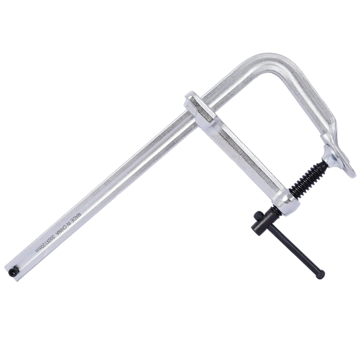 Pack of 4 Bar Clamps Set Drop Forged Steel F Clamps 12 inch x 4 - 3/4 inch Throat - Silver - Fab Heavy Parts