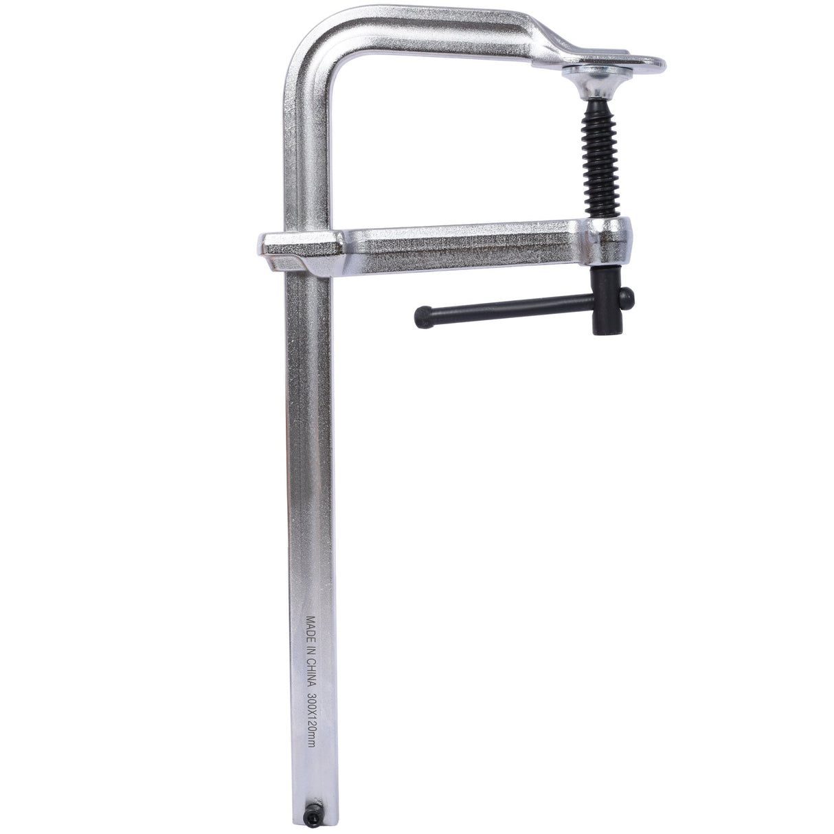 Pack of 4 Bar Clamps Set Drop Forged Steel F Clamps 12 inch x 4 - 3/4 inch Throat - Silver - Fab Heavy Parts