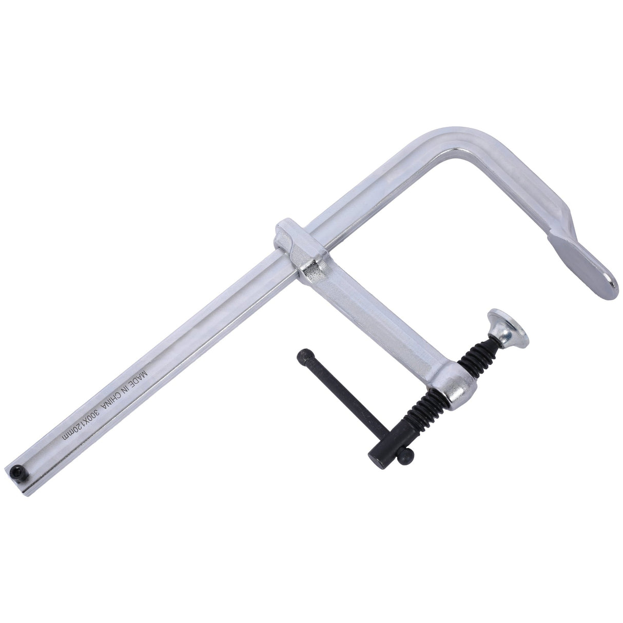 Pack of 4 Bar Clamps Set Drop Forged Steel F Clamps 12 inch x 4 - 3/4 inch Throat - Silver - Fab Heavy Parts