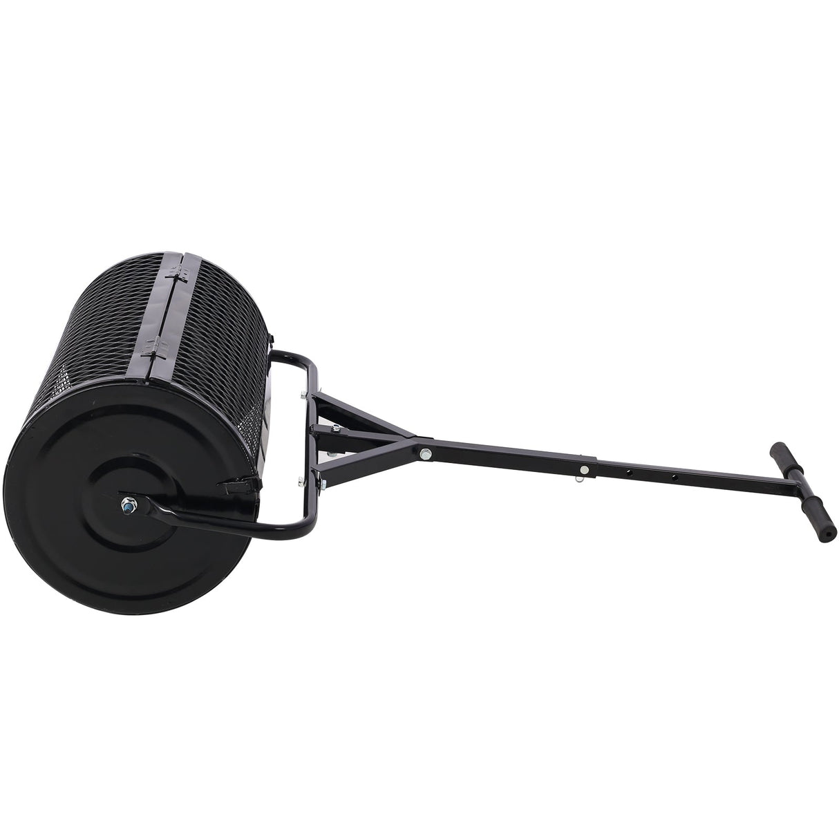 Peat Moss Spreader 24inch Compost Spreader Metal Mesh T Shaped Handle - Black - Fab Heavy Parts