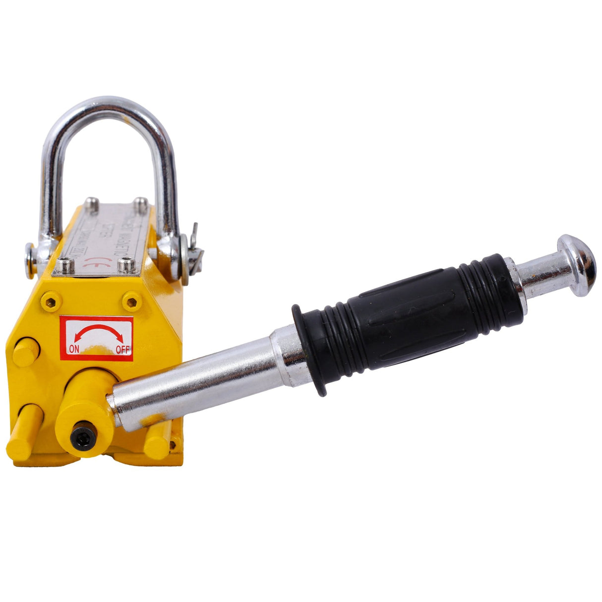 Permanent Magnetic Lifting with Release 440lbs/200kg Heavy Duty Magnet 2.5 Safety Factor Neodymium & Steel - Fab Heavy Parts