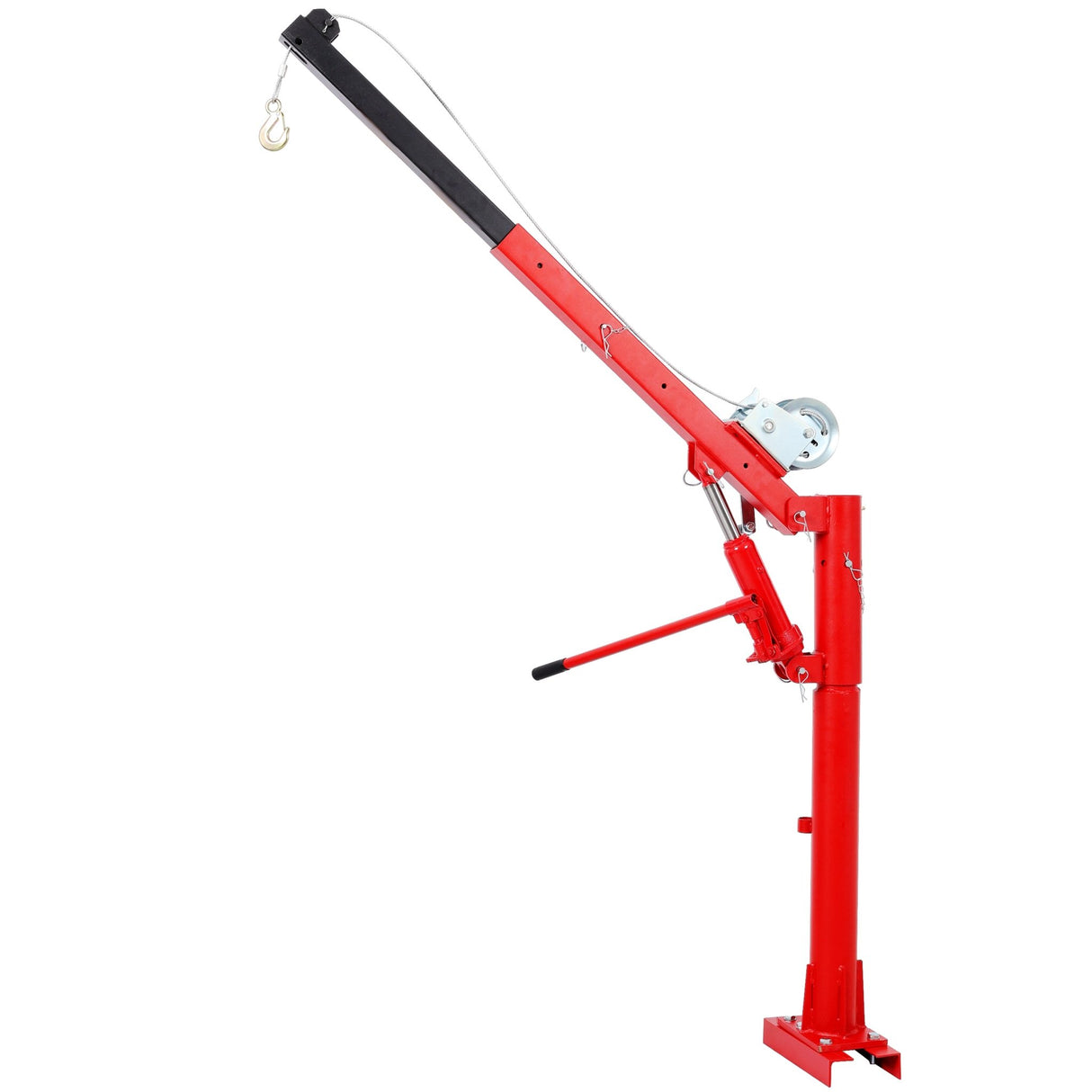 Pickup Truck Crane With Manual Winch Four Capacity for 500 lbs 600 lbs 700 lbs 1000 lbs Heavy Duty Lifting - Fab Heavy Parts