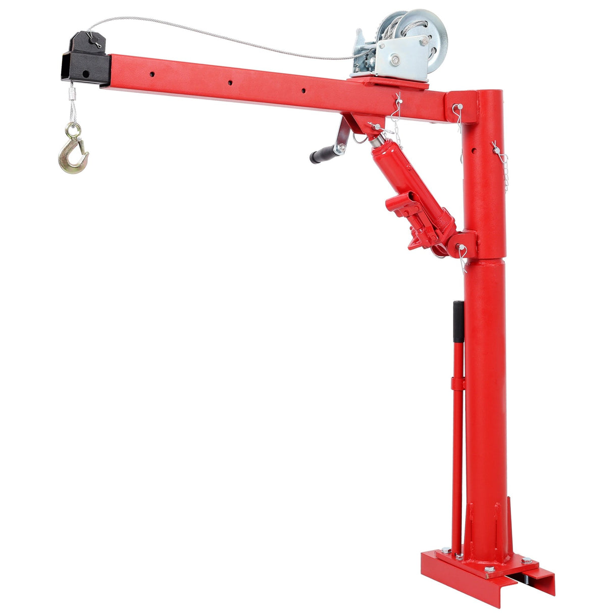 Pickup Truck Crane With Manual Winch Four Capacity for 500 lbs 600 lbs 700 lbs 1000 lbs Heavy Duty Lifting - Fab Heavy Parts
