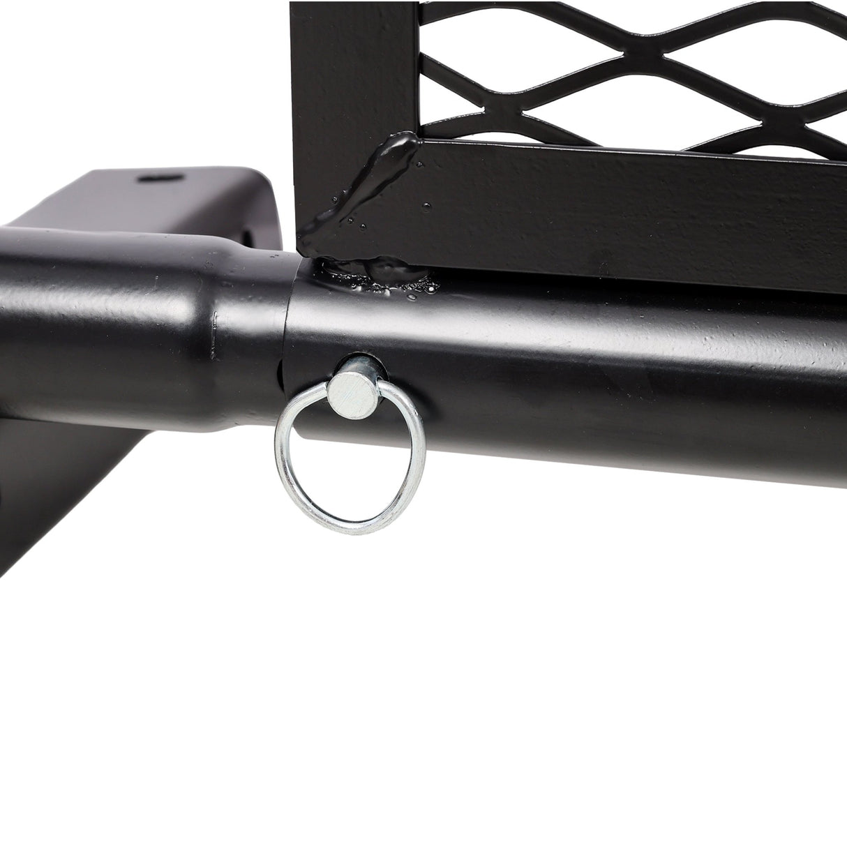 Pickup Truck Headache Rack Adjustable Steel Truck Back Rack Mesh Window Protector Head Frame Bed - Black - Fab Heavy Parts