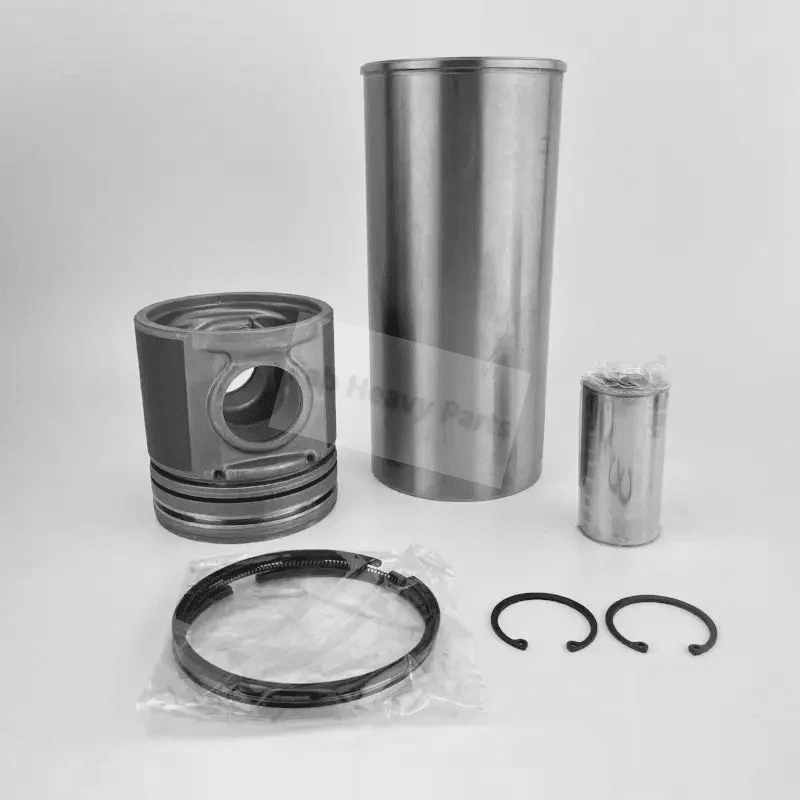 Piston and Liner Kit Fits for Caterpillar CAT Backhoe Engine 3054 3054C 3054E - Fab Heavy Parts