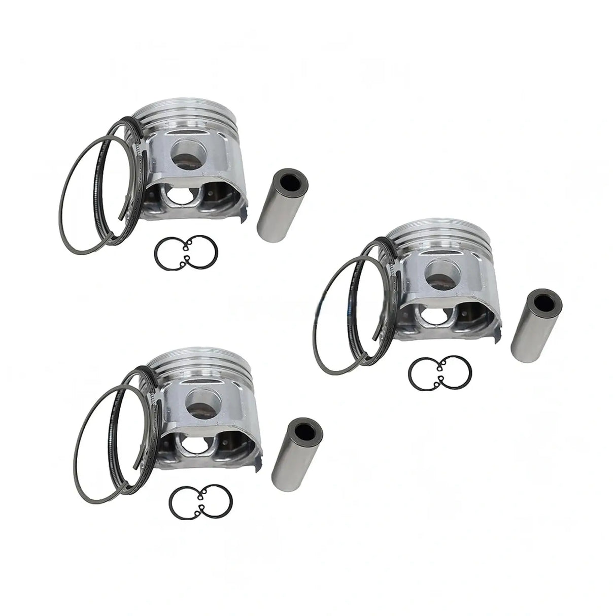 Piston Kit 129100-22080 for Yanmar 4TNA78 Komatsu 3D78-1A 3D78-1C 3D78-1D 3D78-1E 3D78-1F Engine