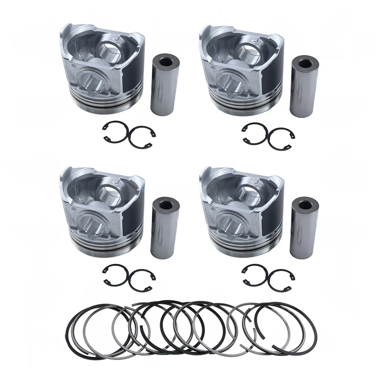 Piston Kit 1J574-21112 1J500-21050 for Kubota Engine V3800 Tractor M110XDTC M108SDS M108SH M9960 M8560