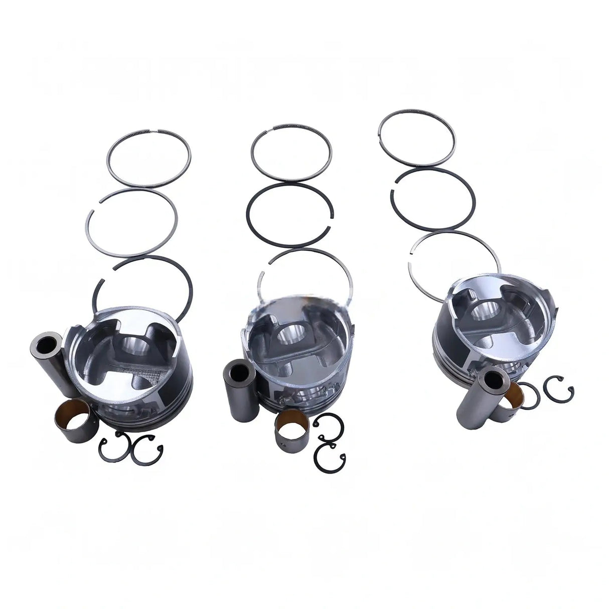 Piston Kit With Rings for Yanmar Engine 3TNV80 3TNV80F - Fab Heavy Parts