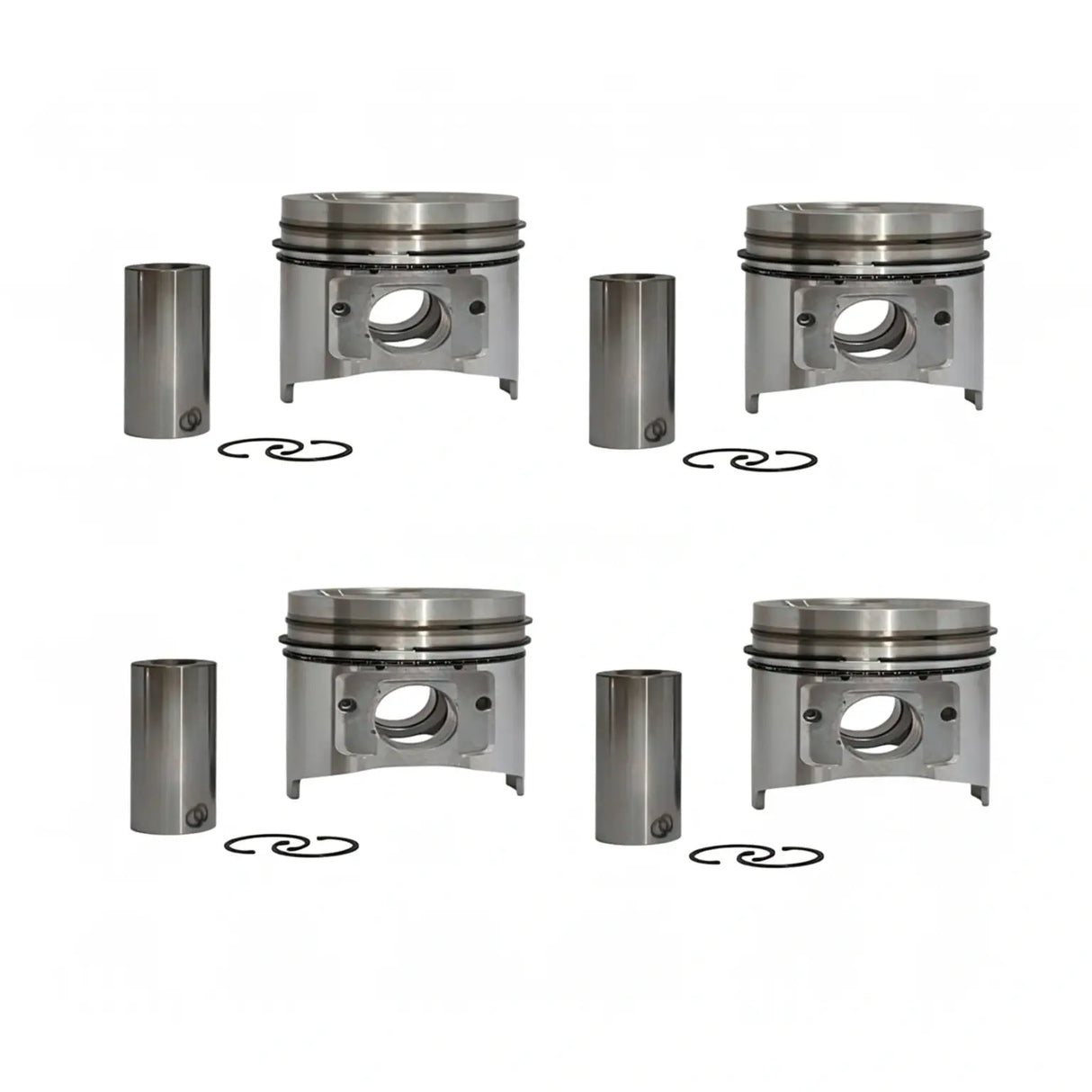 Piston Kit YM129931-22900 for Komatsu Engine 4D94LE 4D98E Forklift FD20-30 FD25T-16 FD30T-16 FG20T-16 FG25T-16 FG25HT-16 FG32HT-16 FG35AHT-16
