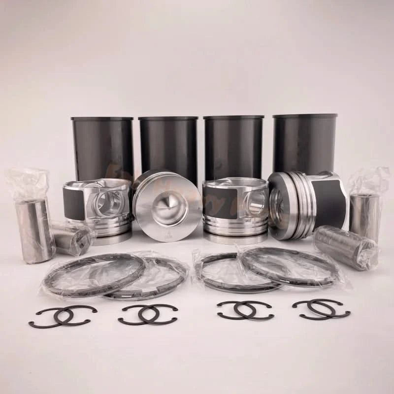 Piston Liner Kit 1878137660 for Engine Isuzu 4HK1 Hitachi ZX360 - 3 ZX330 - 3 ZX240 - 3 ZX200 - 3 Fits for John Deere 220DW 225DLC - Fab Heavy Parts