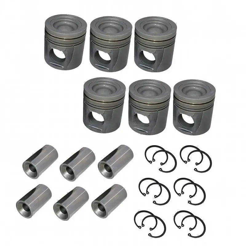 Piston & Pin 10115835 for Liebherr Engine D936 D936S Excavator R914C R924C R934C - Fab Heavy Parts