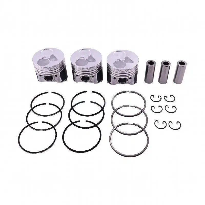 Piston & Piston Ring Set 6670393 6670395 for Bobcat Excavator 319 321 323 E14 E16 - Fab Heavy Parts