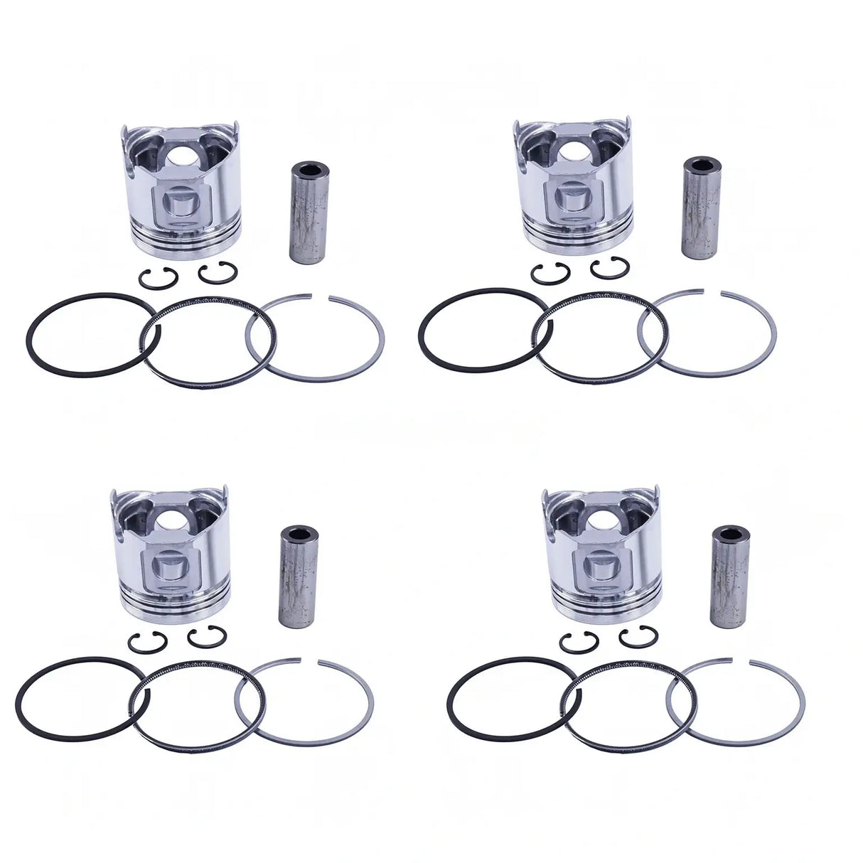 Piston & Piston Ring Set AM878606 for Yanmar Engine 3TNE84 4TNE84 Tractor 4300 4500 4600
