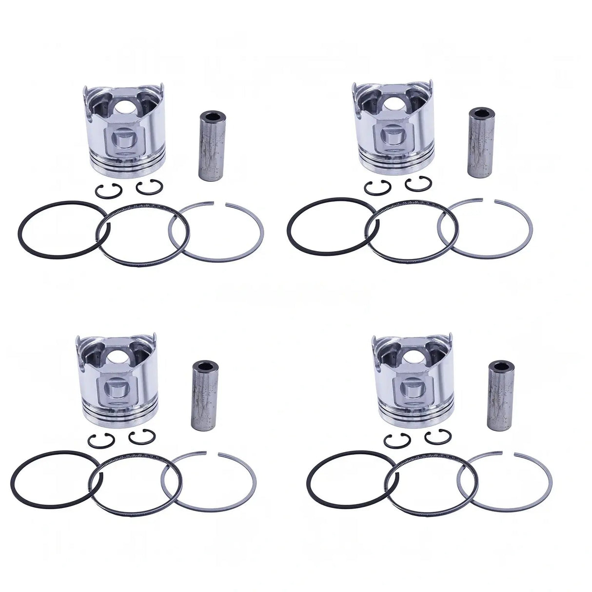Piston & Piston Ring Set AM878606 for Yanmar Engine 3TNE84 4TNE84 Tractor 4300 4500 4600 - Fab Heavy Parts
