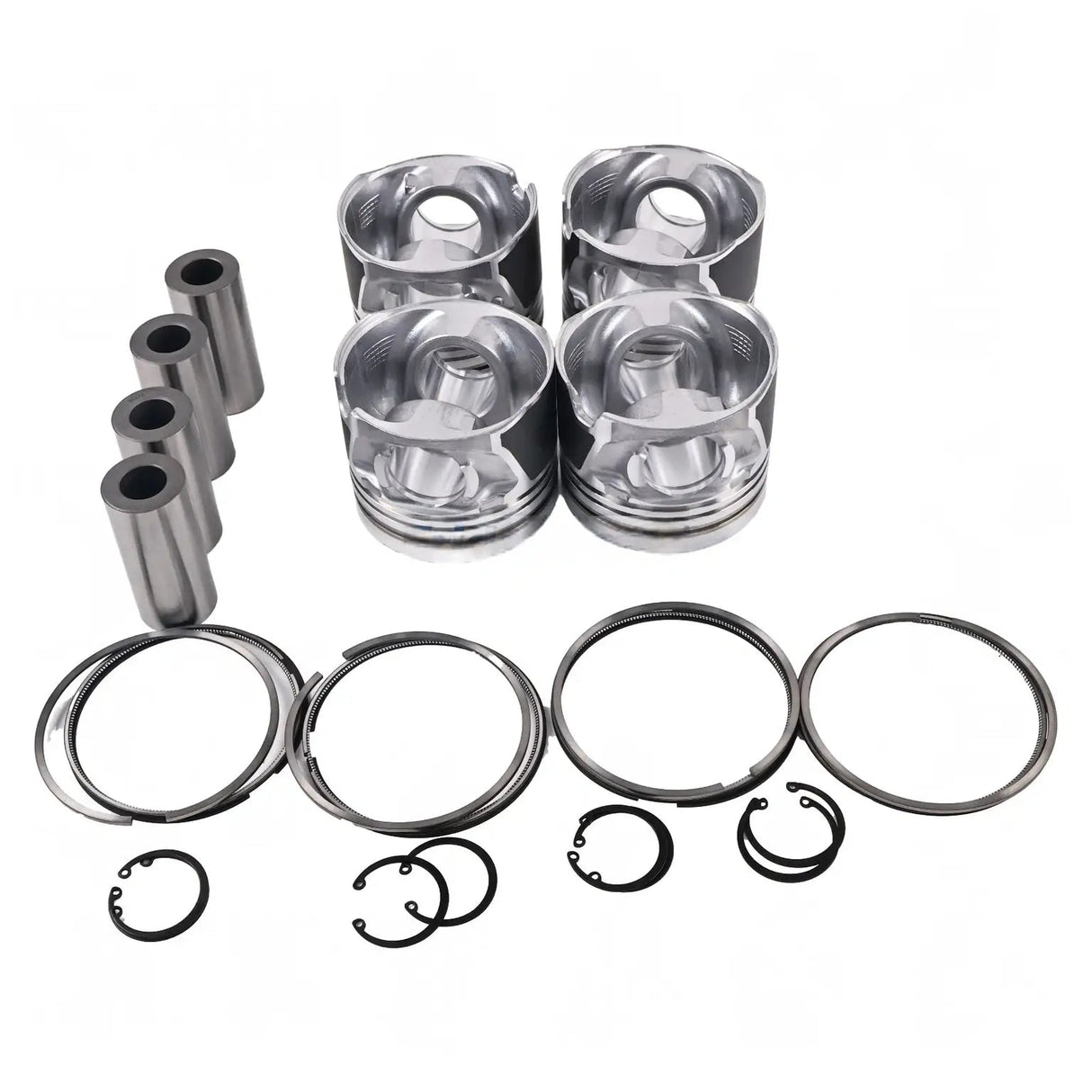 Piston & Piston Ring Set for Doosan Engine D34 D34P SCR D34NAP7 - Fab Heavy Parts