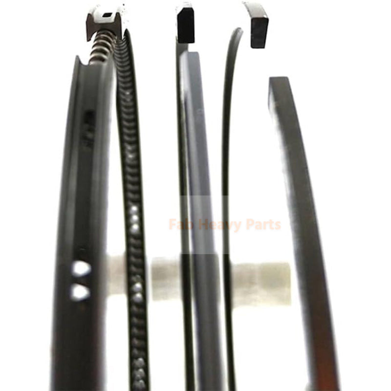 3 Piston Ring Set 1J091-21050 1G460-21050 Fits For Kubota Engine Z602 D902 Tractor BX23S BX24 BX25 BX1500 BX2230 BX2350 BX2360 BX2370 BX2380 Excavator Turn Mower