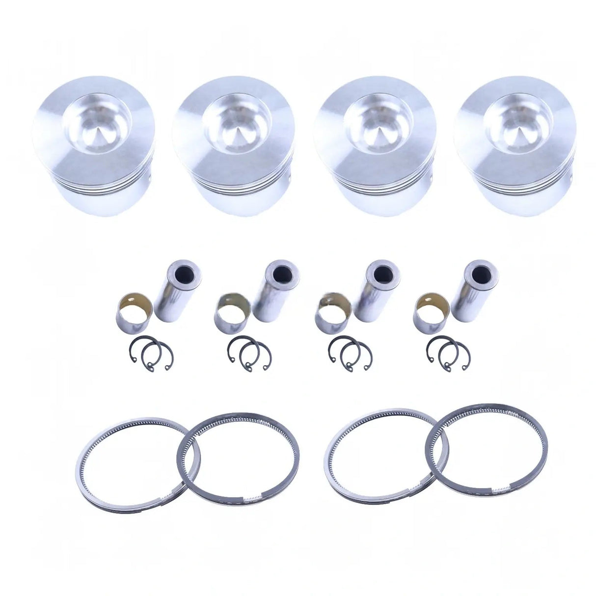 Piston & Ring Kit for Yanmar 4TNE88 Komatsu 4D88E-3 Engine - Fab Heavy Parts