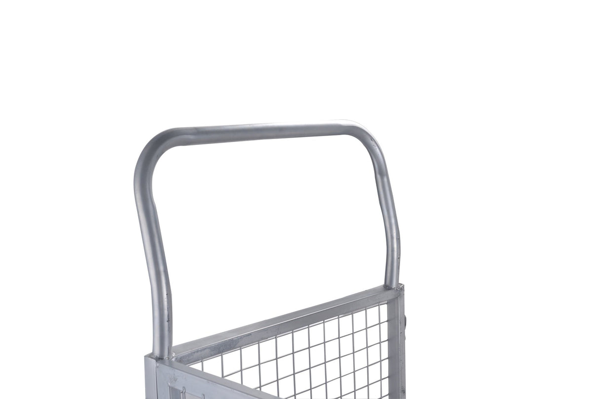 Platform Truck with Cage 6 - in - 1 Platform Hand Truck with 6" Casters Removable Side Swivel Wheel 1800lbs Capacity - Fab Heavy Parts