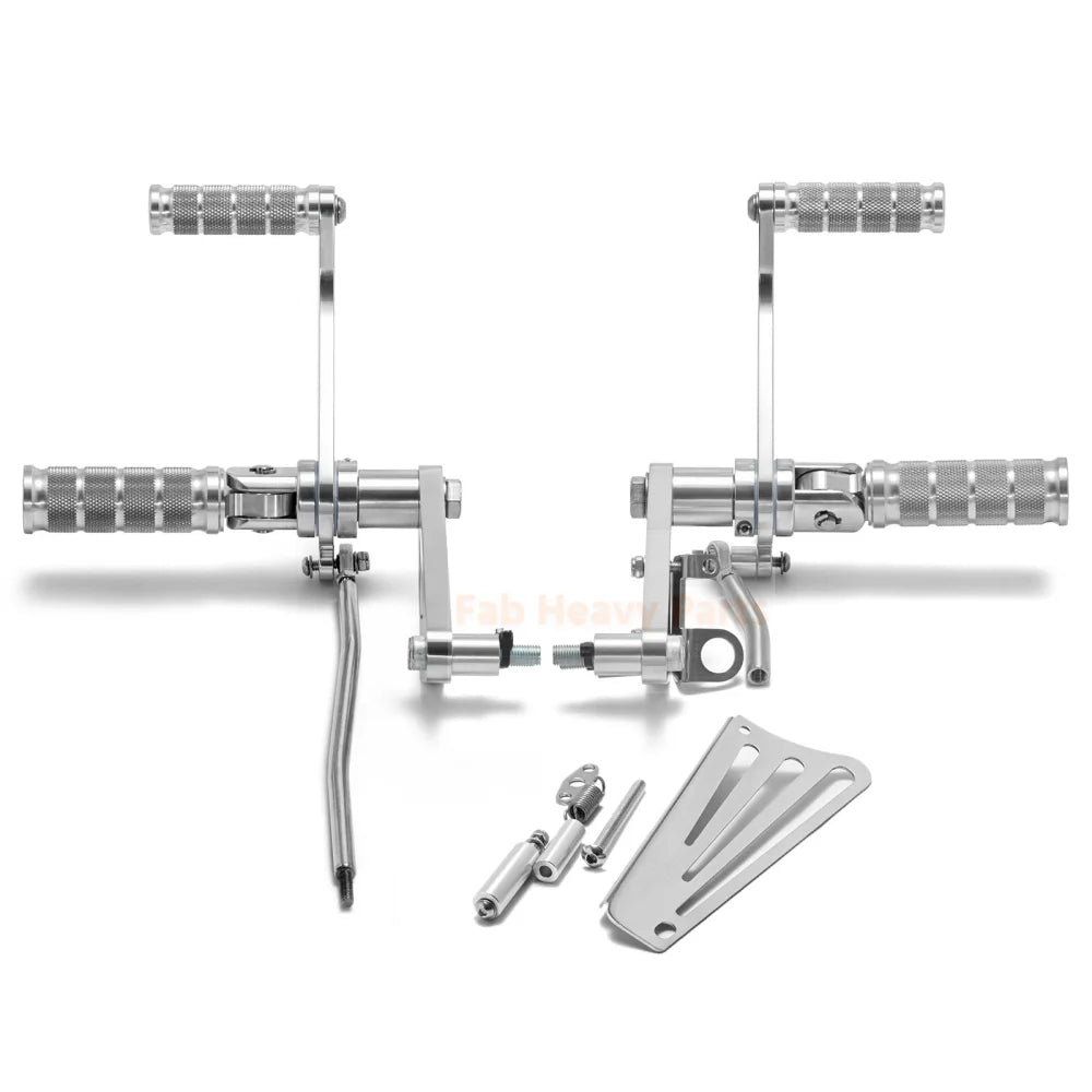 Polished Forward Control Fits for Yamaha VStar 1100 XVS1100 Classic Custom 1999 - 2009 - Fab Heavy Parts