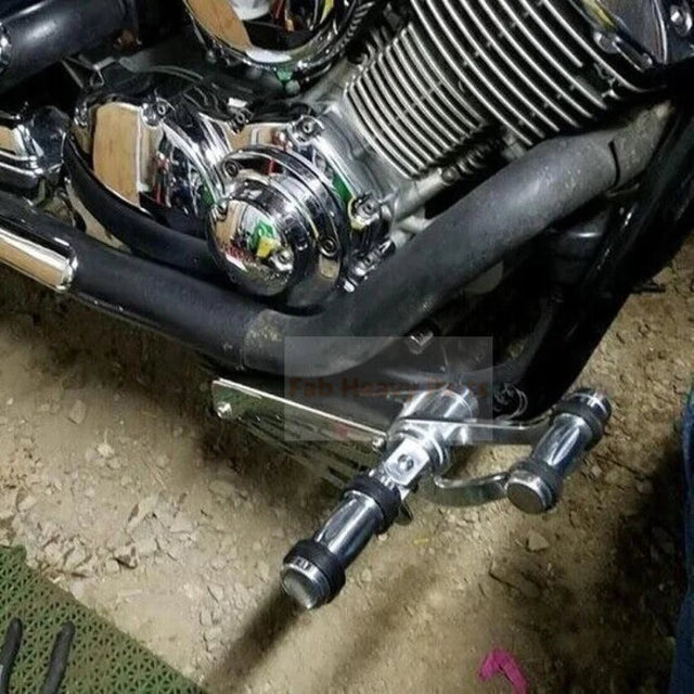 Polished Forward Control Fits for Yamaha VStar 1100 XVS1100 Classic Custom 1999 - 2009 - Fab Heavy Parts