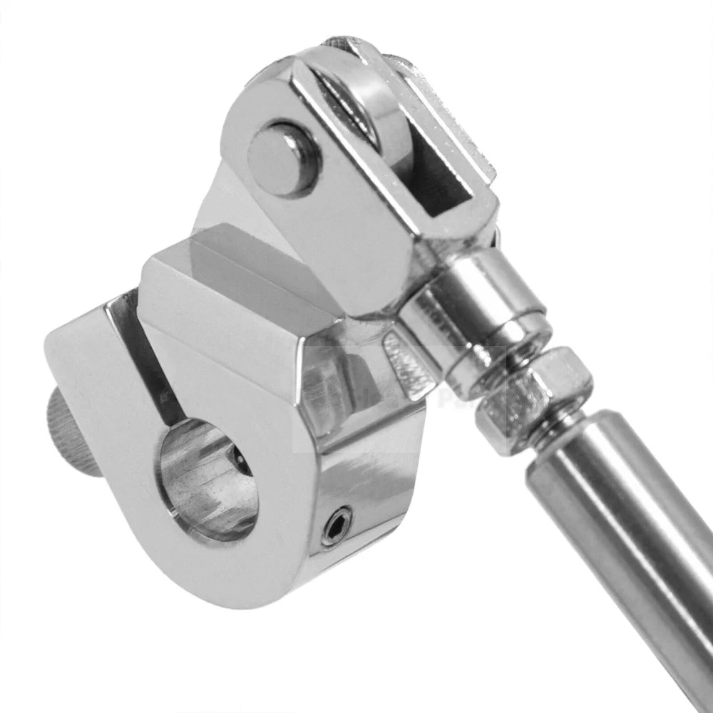 Polished Silver Forward Controls Footpeg Fits for Suzuki Intruder 800 750 VS800 VS750 - Fab Heavy Parts