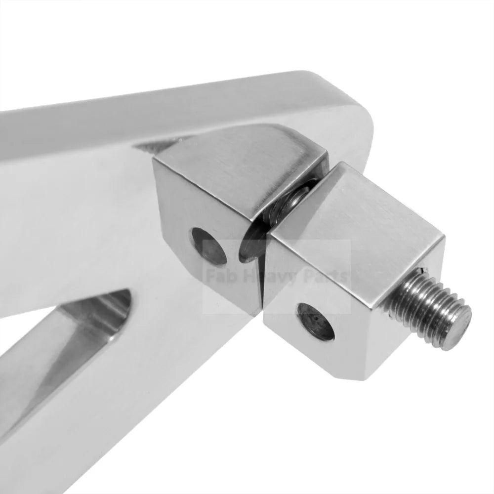 Polished Silver Forward Controls Footpeg Fits for Suzuki Intruder 800 750 VS800 VS750 - Fab Heavy Parts