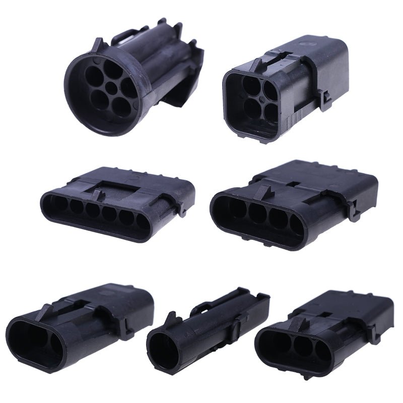 Pro Weather Pack Connector Kit WP - 1104 With Non - Ratcheting Crimp Tool - Fab Heavy Parts