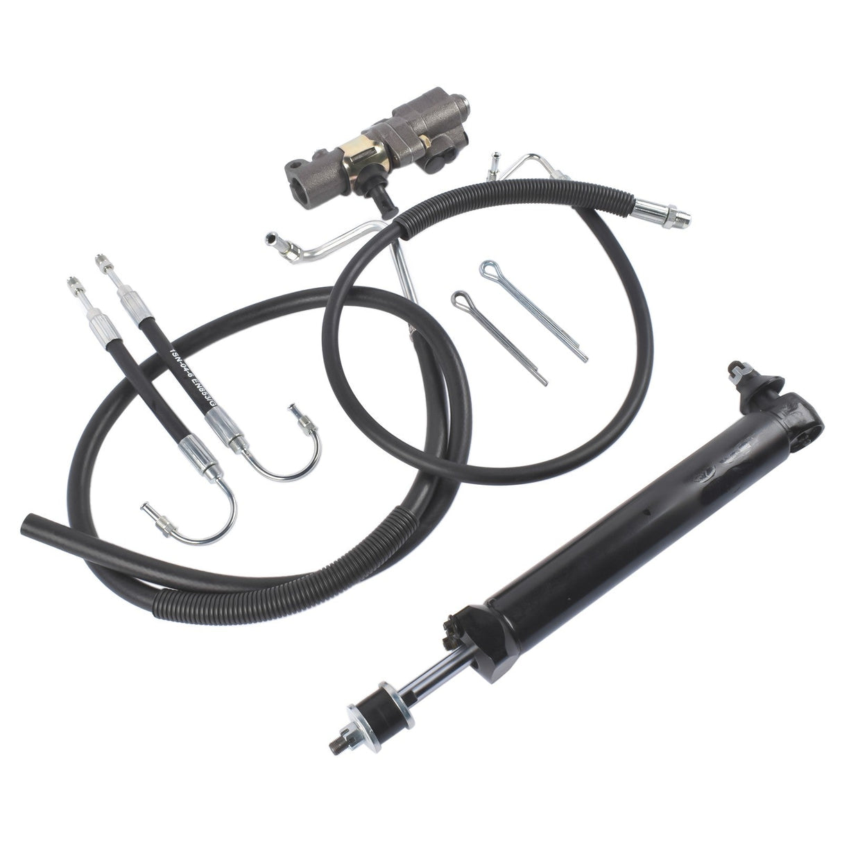 PS1A-PSV2-PSHKIT5 Power Steering Cylinder Valve Hoses Kit for Chevy Bel Air Impala 1960-1964 Base - Fab Heavy Parts