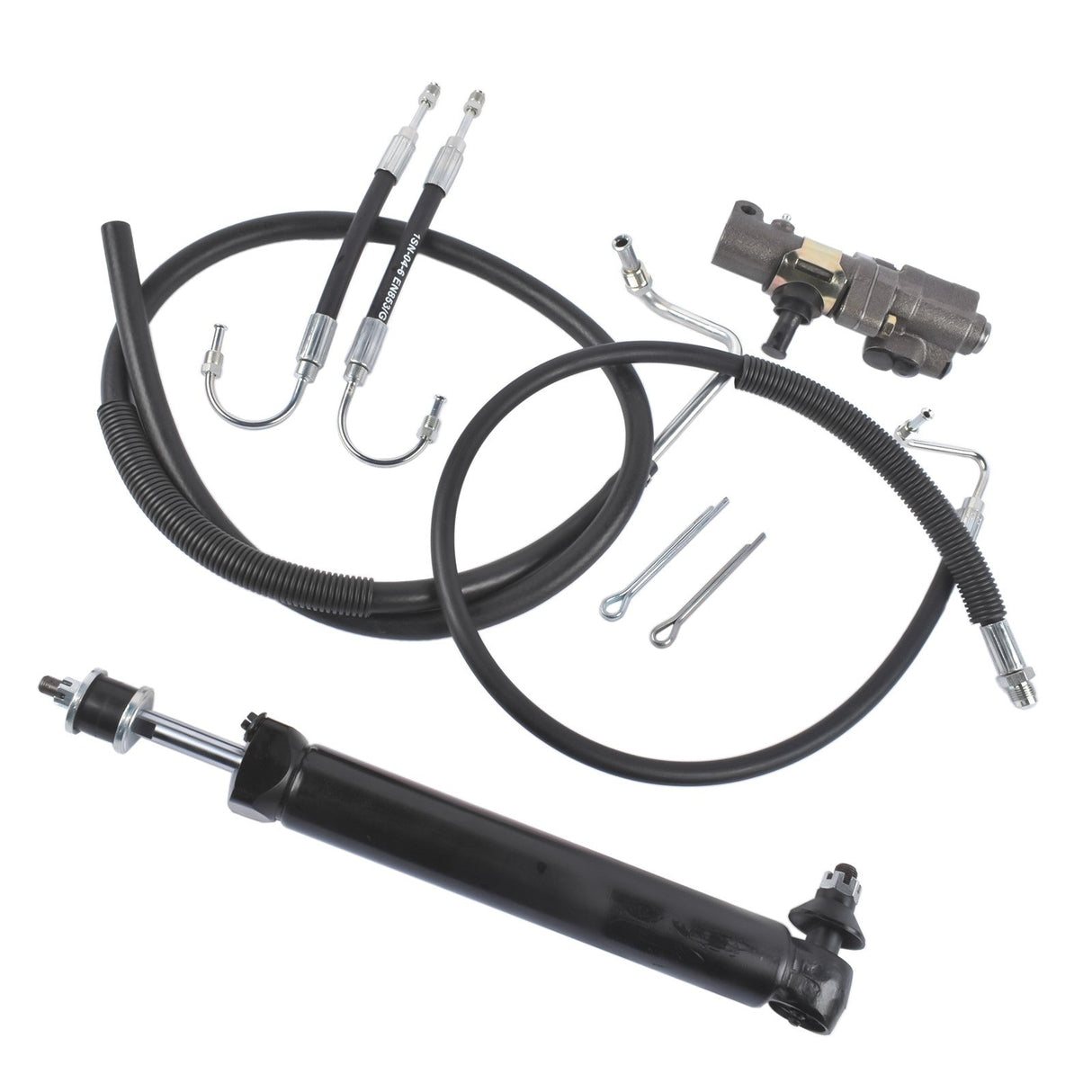 PS1A-PSV2-PSHKIT5 Power Steering Cylinder Valve Hoses Kit for Chevy Bel Air Impala 1960-1964 Base - Fab Heavy Parts