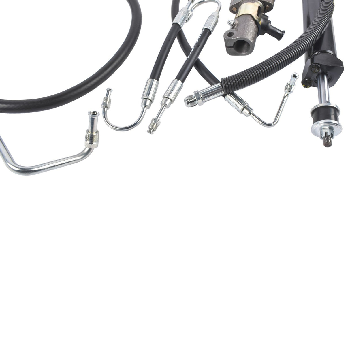 PS1A-PSV2-PSHKIT5 Power Steering Cylinder Valve Hoses Kit for Chevy Bel Air Impala 1960-1964 Base - Fab Heavy Parts