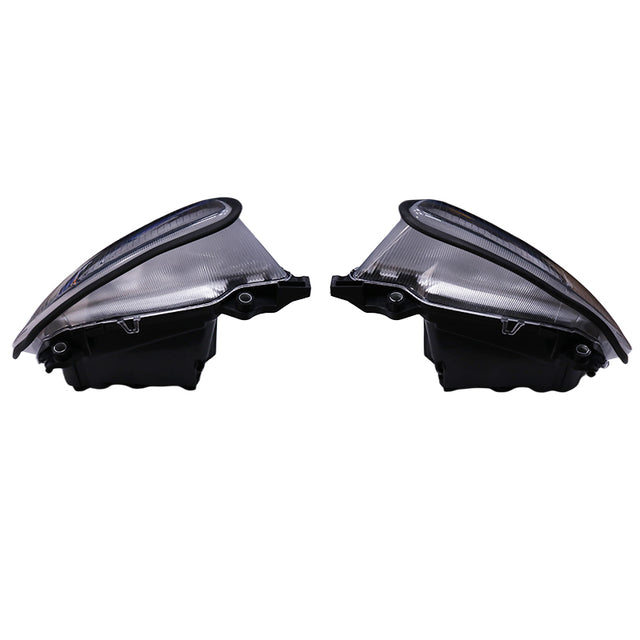 QSC Headlights Assembly Left & Right Pair A06-75732-004 A06-75732-005 for Freightliner M2 100 106 112 02-13