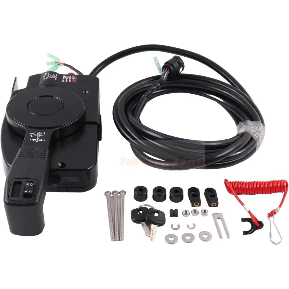 Remote Control Box W/PTT & Eectrical Start 3B7 - 84330 - 1 Fits for Tohatsu Outboard - Fab Heavy Parts