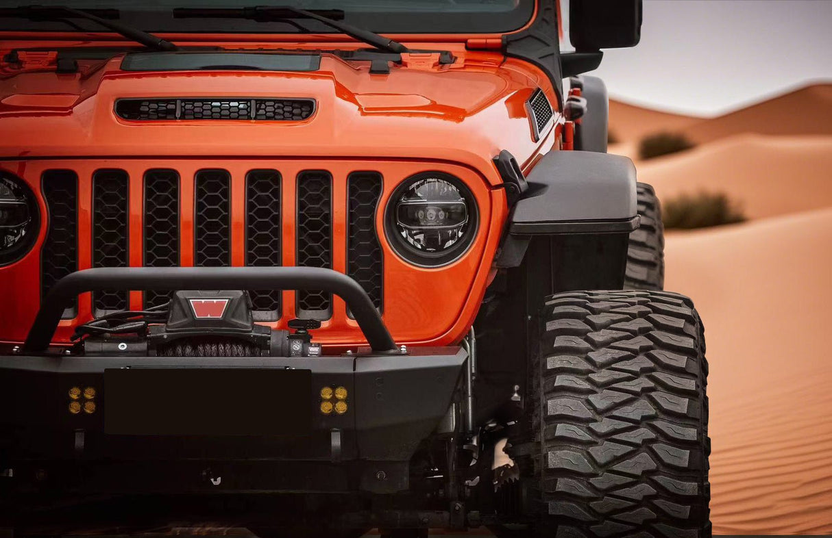 Replacement Hood Vented Heat Dispersion Fits for 2007 - 2018 Jeep Wrangler JK JKU - Fab Heavy Parts