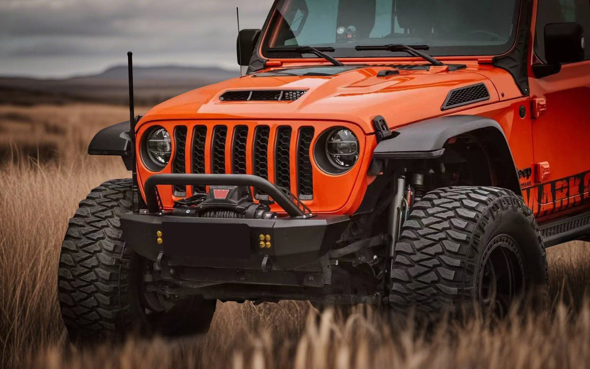 Replacement Hood Vented Heat Dispersion Fits for 2007 - 2018 Jeep Wrangler JK JKU - Fab Heavy Parts