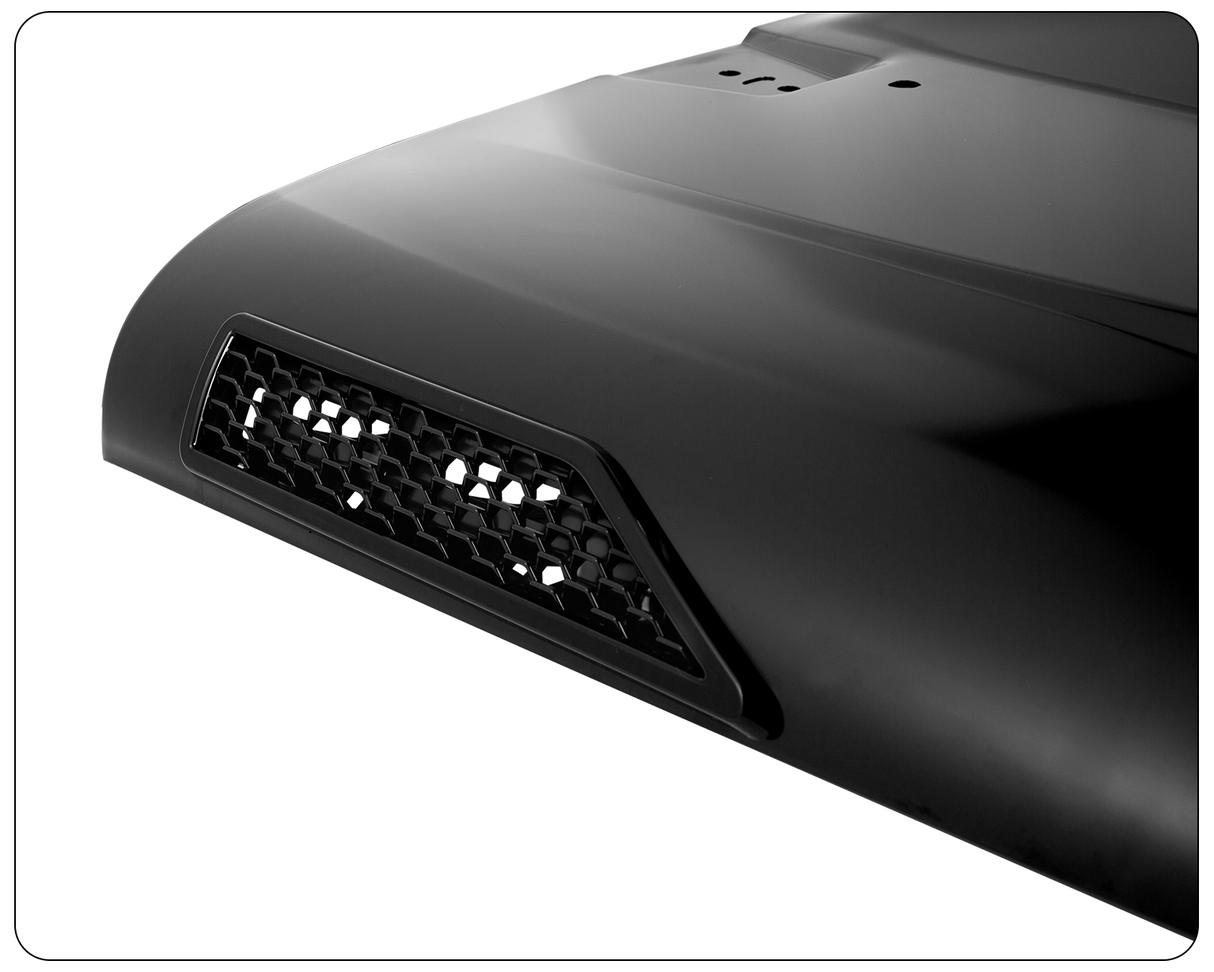 Replacement Hood Vented Heat Dispersion Fits for 2007 - 2018 Jeep Wrangler JK JKU - Fab Heavy Parts