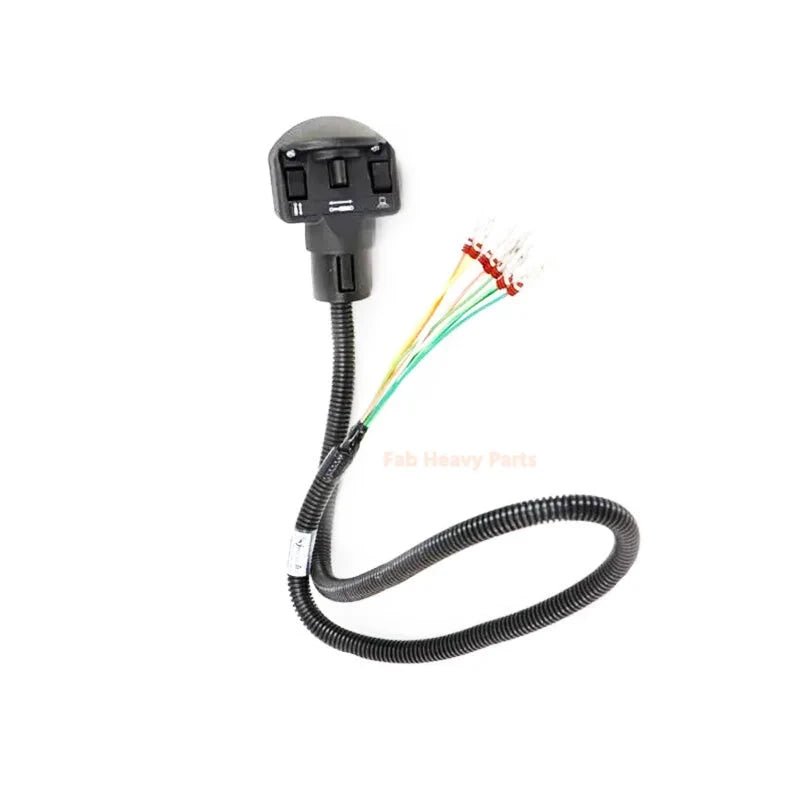 Right Auxiliary Switch DLX Handle 6680413 Aftermarket Replacement For Bobcat Loader 553 763 763H 773 853 863 864 873 S100 T110 - Fab Heavy Parts