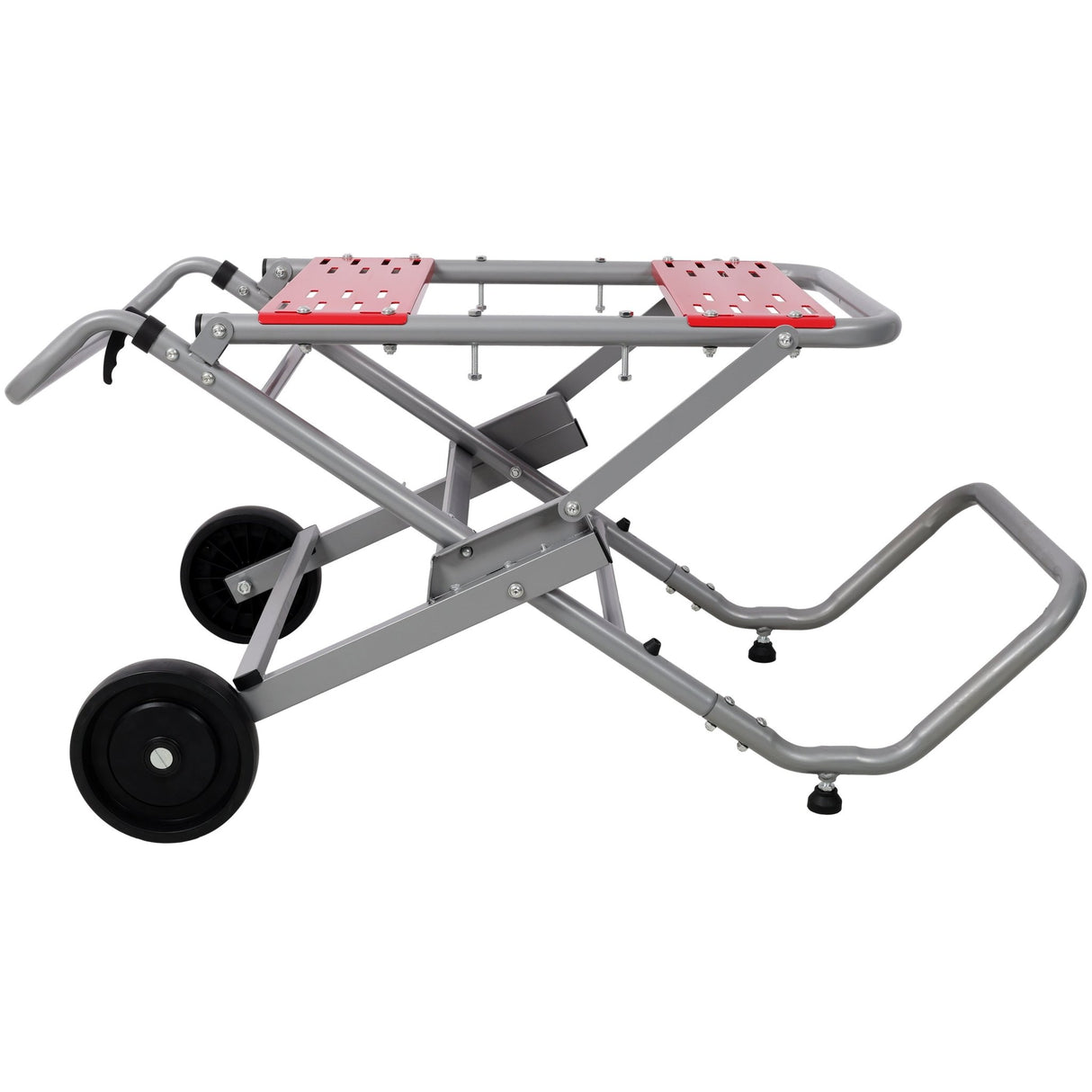 Rolling Foldable Table Saw Stand Heavy Duty Portable Universal Table Saw Base 330Lbs Load Capacity - Fab Heavy Parts