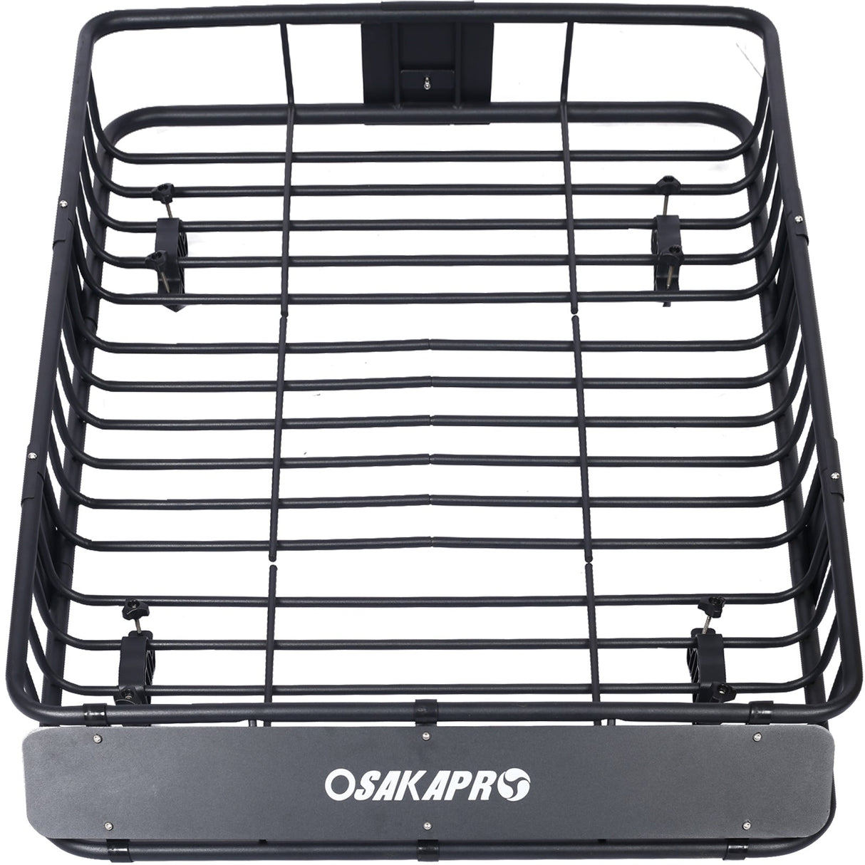 Rooftop Cargo Carrier Basket Motoring Roof Rack Top Mount Rack 64" Capacity 150 lbs - Black - Fab Heavy Parts